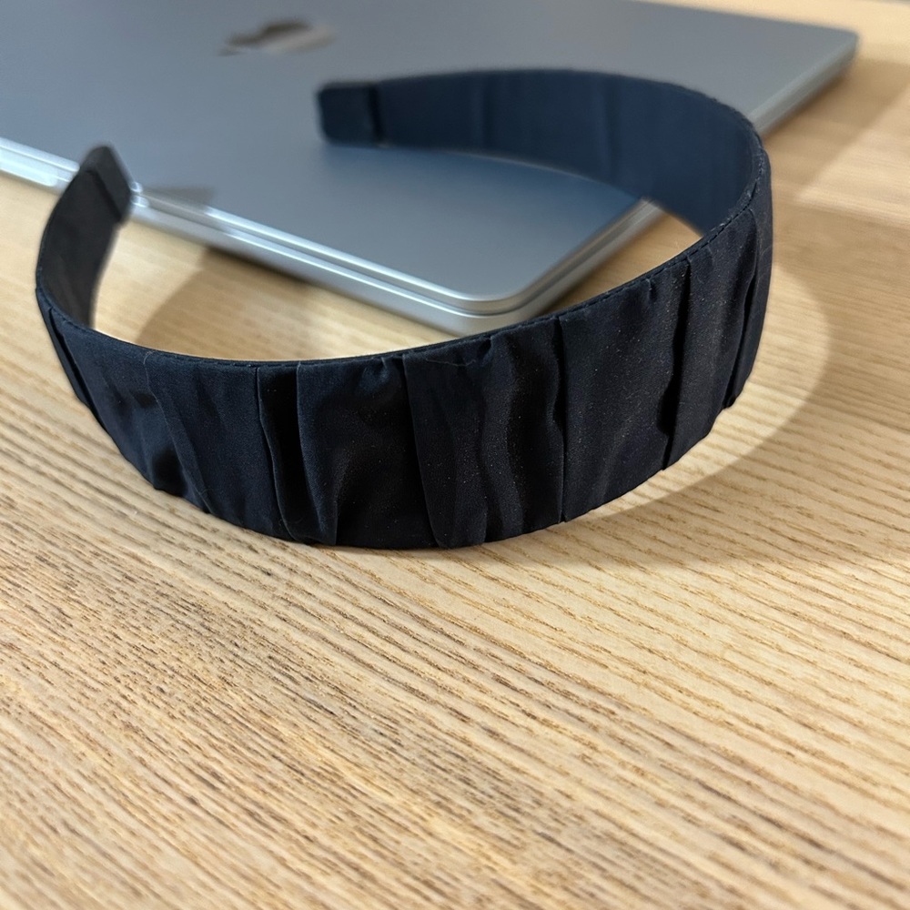 COS Navy Blue Pleated Headband